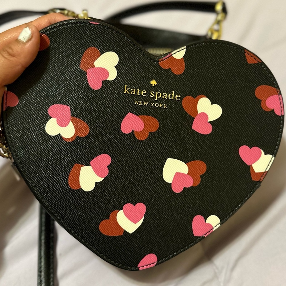Heart shaped Kate Spade bag - never used